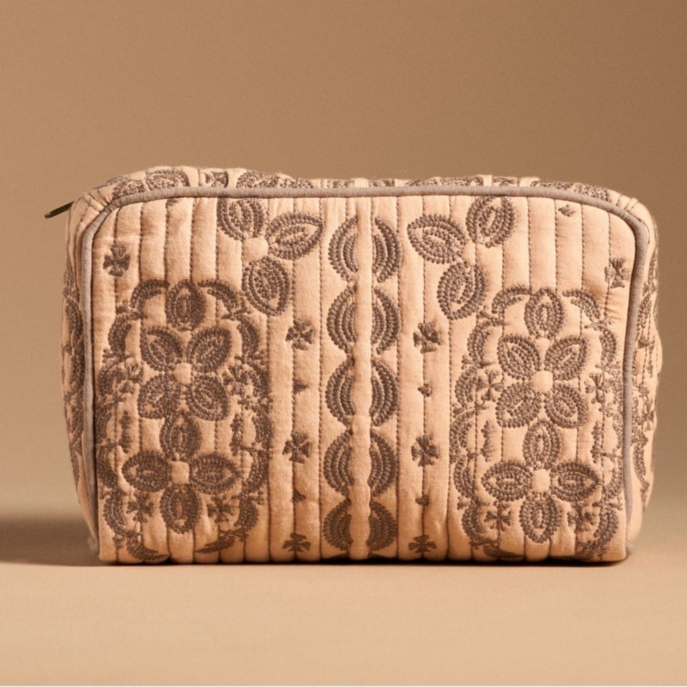 Anthropologie LLANI x ANTHROPOLOGIE Floral Cosmetic Bag - NEW